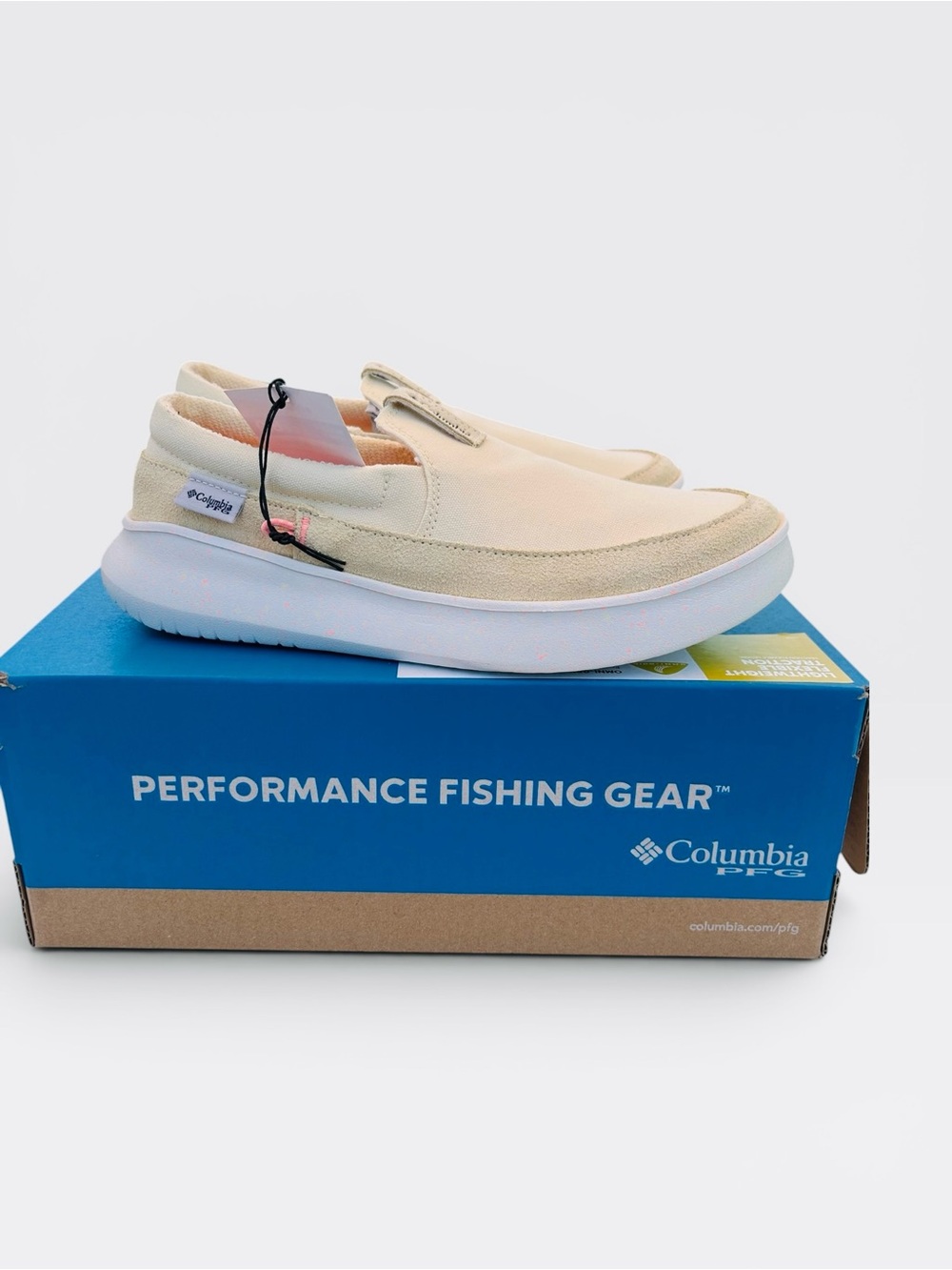 Columbia PFG Boatside™ Slip-On Shoes | Women’s 8 | Lemon Wash NIB